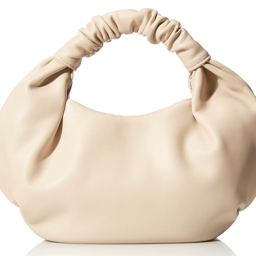 Beige Vegan Leather Bag